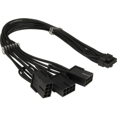 Inter Tech GPU-02 kabel 1x 12+4pin na 3x 8pin PCIe, 34cm 88885615 – Zboží Živě