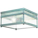 Elstead Lighting HOLBORN-F-VDG - Външно осветително тяло HOLBORN 2xE27/60W/230V IP44 тюркоазено (ED0918)