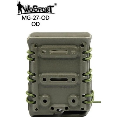 Wosport Plastová molle na 7.62 zásobníky zelená