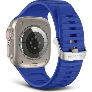 Decoded Каишка от Decoded - 42/44/45/49 мм силиконова - закопчалка - синя (K-D24AWS49UTS1GT)