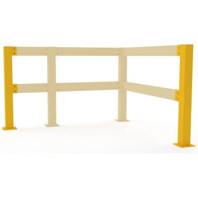 Koncový oceľový stĺpik, 110 cm - DPK 110K