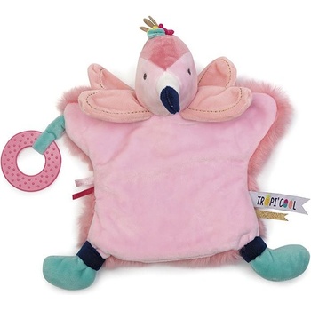 Image 1 of Eurekakids - Мека играчка за гушкане с активности Фламинго