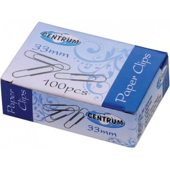 Image 1 of Centrum Кламери Centrum, 33mm, сребристи (OK17748)