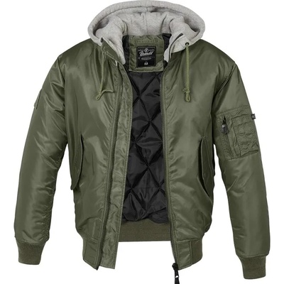 Brandit MA1 бомбър яке с качулка, маслиненозелено (3150.136)