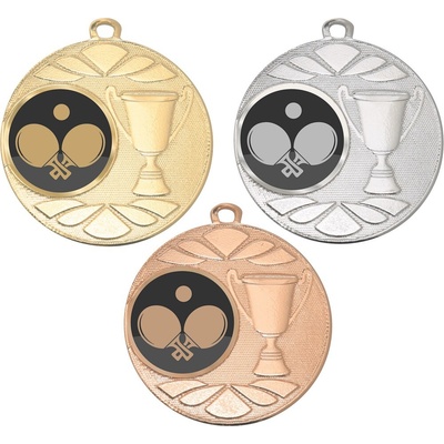 VIZINGR Stolní tenis medaile DI5003-LAC020 DI5003-LAC020 bronz