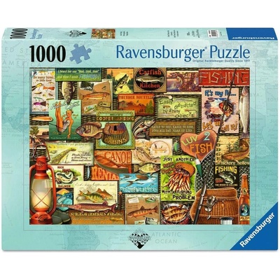 Ravensburger Wanderlust Jde se na ryby 1000 dílků