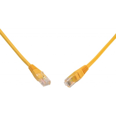 Solarix C5E-155YE-3MB Patch CAT5E, UTP, PVC, 3m, žlutý