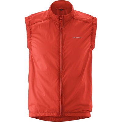 Gonso Мъжки елек за колоездене Gonso Adventure Vest Wind Cycling vest - Paprika Flame - размер 6XL (054-0372-0219)