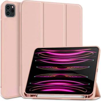 Tech-Protect SC Pen Case - силиконов кейс и поставка за iPad Pro 11 (2020), iPad Pro 11 M1 (2021), iPad Pro 11 M2 (2022) (розов)