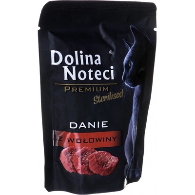 Dolina Noteci Premium pre sterilizované mačky s hovädzím mäsom 85 g