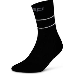 CEP Дамски чорапи за бягане CEP Women's Pro Run Reflective Mid Cut 2.0 Running socks - Black - размер II (207-0572-0111)