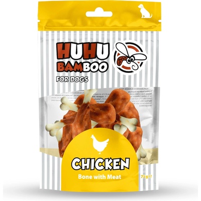 Huhubamboo kosť s kuracím 75 g