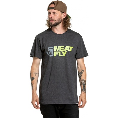 Meatfly Revital Lime/Charcoal Heather Žlutá