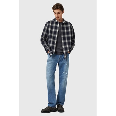 AllSaints Памучна риза AllSaints HAVEN (M051SD)