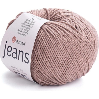 Pletací příze Gina / Jeans 50 g Varianta: 14 (71) hnědá světlá, Balení: 1 ks 43308/85098/198136