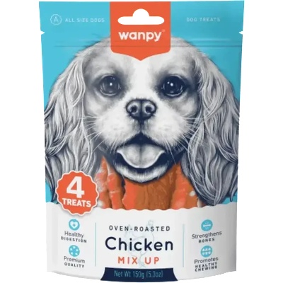 Wanpy Chicken Mix Up микс лакомства за куче, пиле 150gr