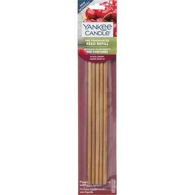 Yankee Candle Pre-fragranced Reed náhradní náplň Black Cherry Zralé třešně 5 ks