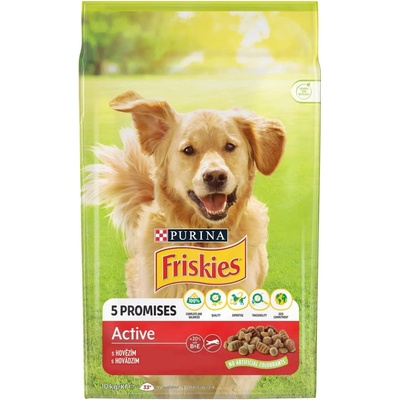 Friskies Active hovädzie 10 kg