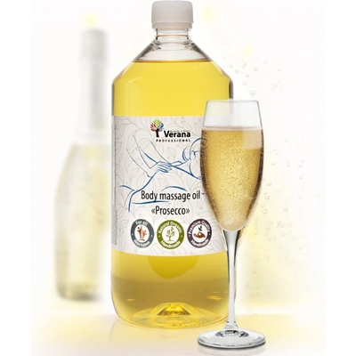 Verana rastlinný Masážny olej Prosecco 1000 ml