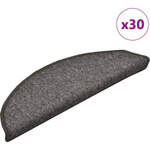 vidaXL Самозалепващи стъпаловидни постелки 30 бр. 56 x 17 x 3 cm (3365745)