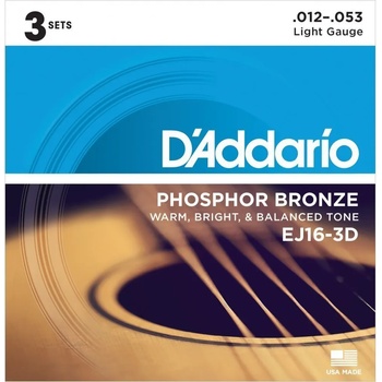 Image 1 of D'Addario EJ16-3D Струни за акустична китара (EJ16-3D)
