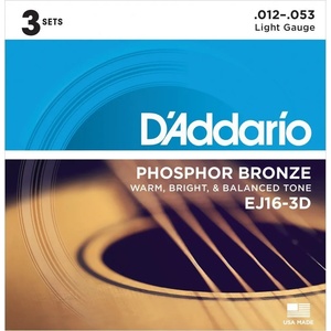 D'Addario EJ16-3D Струни за акустична китара