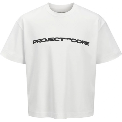 Jack and Jones Тениска Jack and Jones Men's Regular Fit Crew Neck T-Shirt - Bright White