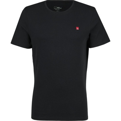 Bergfreunde Мъжка тениска Bergfreunde Hemp30 Bergfreunde Tee Patch T-shirt - Black (216-6102-0113)