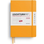 Leuchtturm1917 372774 Daily Calendar Medium (A5) 2026, Rising Sun, English (372774)