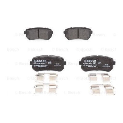 BOSCH Sada brzdových platničiek kotúčovej brzdy 0986494627
