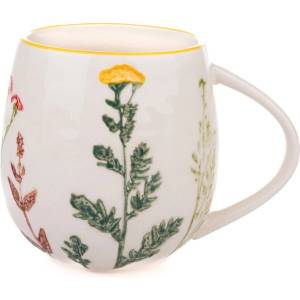 Dakls Бяла порцеланова чаша 500 ml Flower Garden - Dakls (HM3907)