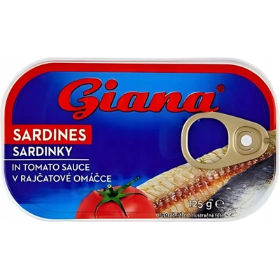 Giana Sardinky v tomatové omáčce, 125g