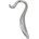 Rouge Stainless Steel Hollow Curved Wand In Case
