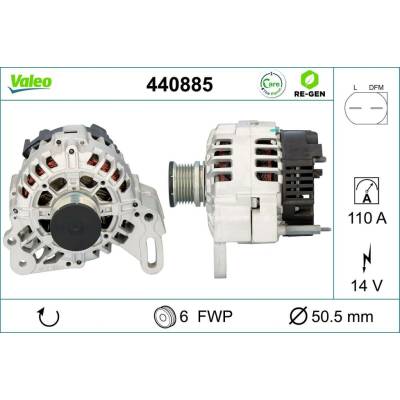 Alternátor VALEO 440885