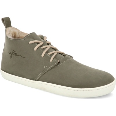 Aylla shoes tiksi winter khaki w zimní barefoot boty