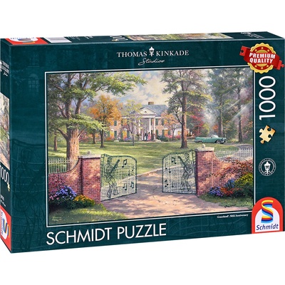 Schmidt Spiele Пъзел Schmidt от 1000 части - Грейсленд, 50-та годишнина (58783)