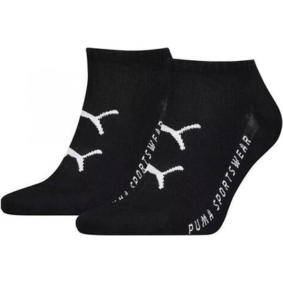 Puma Cat Logo Sneaker 2 páry pohodlné sportovní v klasickém černém provedení s kontrastním logem kočky