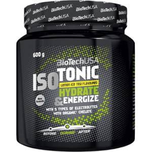 BioTechUSA IsoTonic | Hydrate & Energize [600 грама] Студен лимонов чай