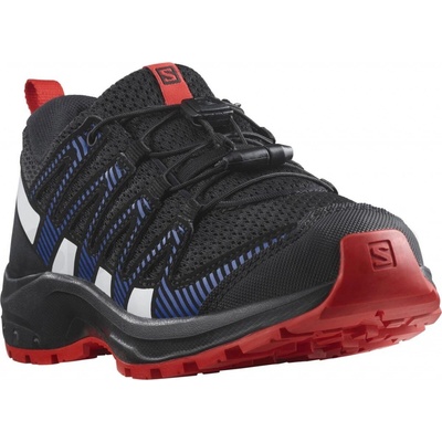 Salomon Xa Pro v8 J L47141300 black lapis blue fiery red – Zboží Dáma