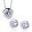Silenti Jewelry Сребърен комплект "Симетрия