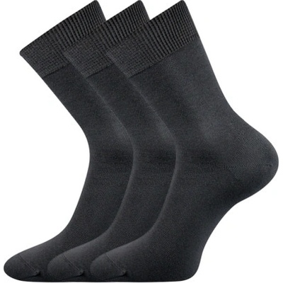 Lonka ponožky Habin 3 páry tmavošedá