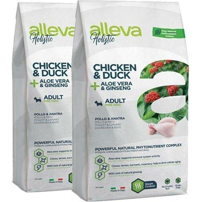 Alleva Holistic Adult Mini Chicken & Duck 2 x 12 kg