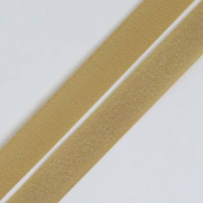 Suchý zip háček + plyš 20 mm béžový, návin 25m