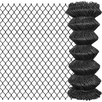 Image 1 of vidaXL Плетена оградна мрежа, стомана, 25x1 м, сива (142429)