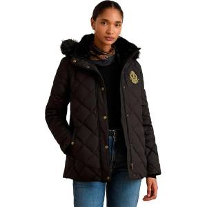LAUREN Палто Lauren 297P23456 coat - Black (Black)