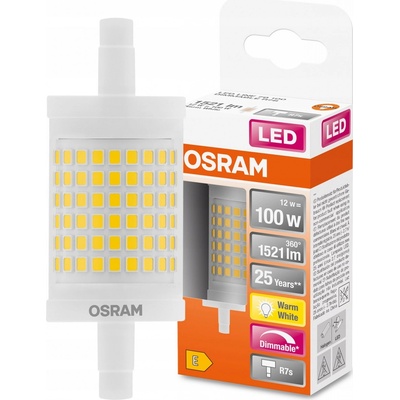 Osram tyčová LED R7s 12W 7,8cm 827 stmievateľná