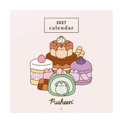 Oficiálny nástenný Pusheen 16 mesiacov 30 x 30|60 cm 2027