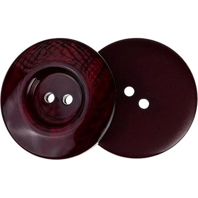 Knoflíky Žirovnice Knoflík 3 cm bordo, 348551B, sada 3ks