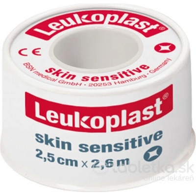 Leukoplast Skin Sensitive fixačná náplasť 2, 5 cm x 2,6m