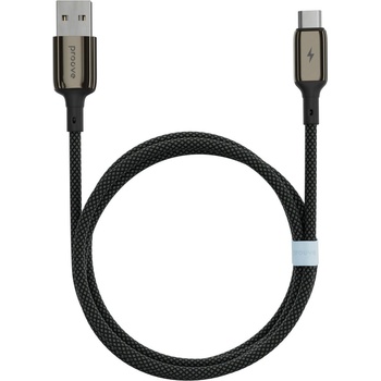 Proove DENSE METAL USB-A/USB-C кабел, 2.4A, 480Mbps, 1m, найлон/цинкова сплав (CCDM20001201)